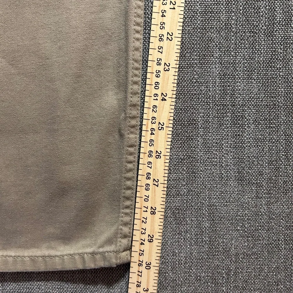 Levi's 505 Regular Fit Pants Mens 36x30 Tan Khaki Straight Leg Cotton Twill